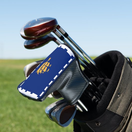 Golf Putter Cover with Flag of Quebec City, Canada (Insitu)