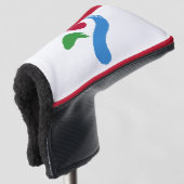 Golf Putter Cover with Flag of Seoul, South Korea (3/4 voorkant)
