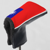 Golf Putter Cover with Flag of Taiwan (3/4 voorkant)