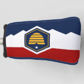 Golf Putter Cover with Flag of Utah, USA (Voorkant)