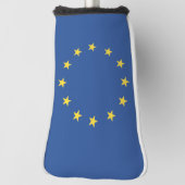 Golf Putter Head Hoesje met Europese vlag Golfheadcover (Draai 90)