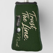 Golf Putter Headcover Fun Golf Spreuk (Draai 90)