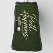 Golf Putter Headcover Fun Golf Spreuk (Draai 90)