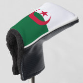 Golf Putter Hoesje met Algerijnse vlag Golfheadcover (3/4 voorkant)
