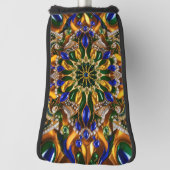 Golf Putter Hoesje met Brazilië Kleuren Ontwerp Golfheadcover (Draai 90)