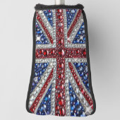 Golf Putter Hoesje met Britse kleuren Design Golfheadcover (Draai 90)