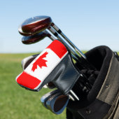 Golf Putter Hoesje met Canadese vlag Golfheadcover (Insitu)