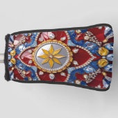 Golf Putter Hoesje met Colombia Kleuren Ontwerp Golfheadcover (Voorkant)