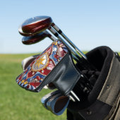 Golf Putter Hoesje met Colombia Kleuren Ontwerp Golfheadcover (Insitu)