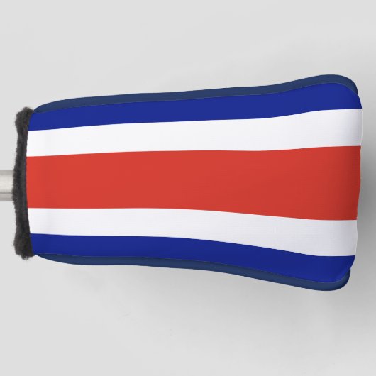Golf Putter Hoesje met Costa Ricaanse vlag Golfheadcover (Voorkant)