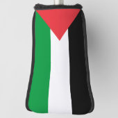 Golf Putter Hoesje met de Palestijnse vlag Golfheadcover (Draai 90)