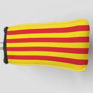 Golf Putter Hoesje met de vlag van Catalonië Golfheadcover