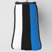 Golf Putter Hoesje met de vlag van Estland Golfheadcover (Draai 90)