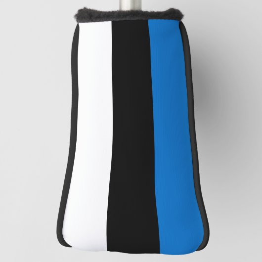 Golf Putter Hoesje met de vlag van Estland Golfheadcover (Draai 90)