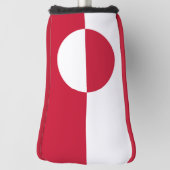 Golf Putter Hoesje met de vlag van Groenland Golfheadcover (Draai 90)