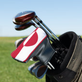 Golf Putter Hoesje met de vlag van Groenland Golfheadcover (Insitu)