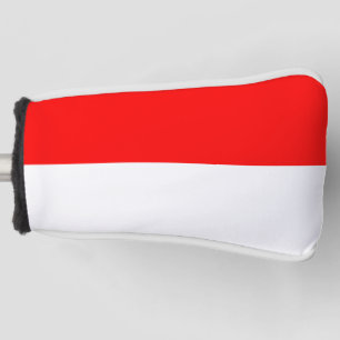 Golf Putter Hoesje met de vlag van Indonesië Golfheadcover
