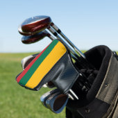 Golf Putter Hoesje met de vlag van Litouwen Golfheadcover (Insitu)