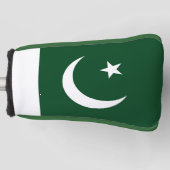 Golf Putter Hoesje met de vlag van Pakistan Golfheadcover (Voorkant)