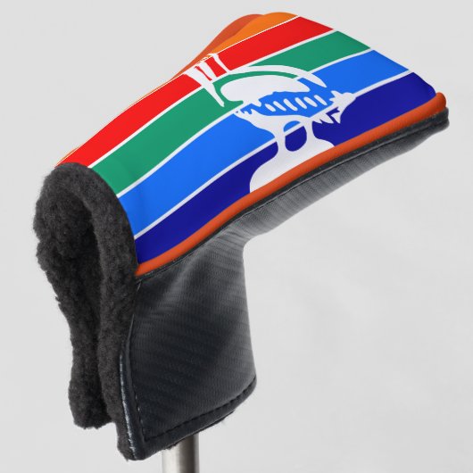 Golf Putter Hoesje met de vlag van Sint-Petersburg Golfheadcover (3/4 voorkant)