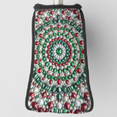 Golf Putter Hoesje met Italiaans Kleuren Design Golfheadcover (Draai 90)