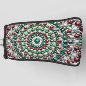 Golf Putter Hoesje met Italiaans Kleuren Design Golfheadcover (Voorkant)