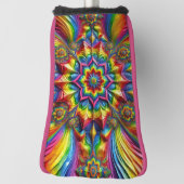 Golf Putter Hoesje met LGBTQ kleuren Design Golfheadcover (Draai 90)
