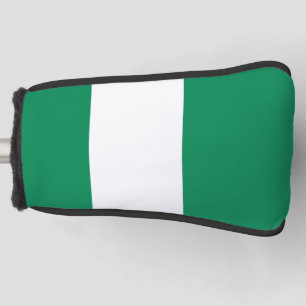 Golf Putter Hoesje met Nigeriaanse vlag Golfheadcover