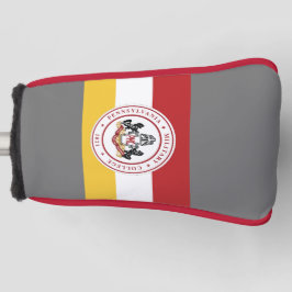* Golf Putter Hoesje met PMC Vlag logo Golfheadcover