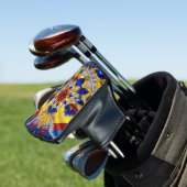Golf Putter Hoesje met Roemenië Kleuren Design Golfheadcover (Insitu)
