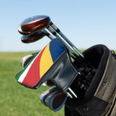 Golf Putter Hoesje met Seychellen Kleuren Ontwerp Golfheadcover (Insitu)