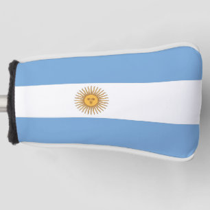 Golf Putter Hoesje met vlag van Argentinië Golfheadcover