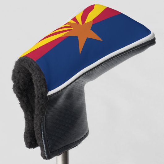 Golf Putter Hoesje met vlag van Arizona, Verenigde Golfheadcover (3/4 voorkant)