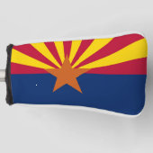 Golf Putter Hoesje met vlag van Arizona, Verenigde Golfheadcover (Voorkant)
