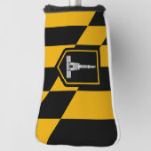 Golf Putter Hoesje met vlag van Baltimore, Verenig Golfheadcover (Draai 90)