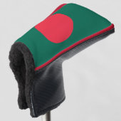 Golf Putter Hoesje met vlag van Bangladesh Golfheadcover (3/4 voorkant)