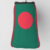 Golf Putter Hoesje met vlag van Bangladesh Golfheadcover (Draai 90)