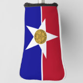 Golf Putter Hoesje met vlag van Dallas, Verenigde  Golfheadcover (Draai 90)
