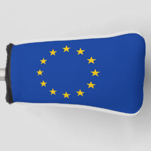 Golf Putter Hoesje met vlag van de EU Golfheadcover