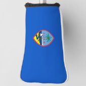 Golf Putter Hoesje met vlag van Guam, Verenigde St Golfheadcover (Draai 90)