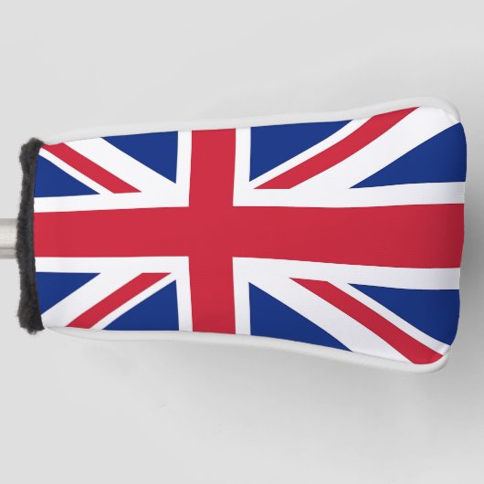 Golf Putter Hoesje met vlag van het Verenigd Konin Golfheadcover (Voorkant)