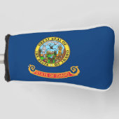 Golf Putter Hoesje met vlag van Idaho, Verenigde S Golfheadcover (Voorkant)