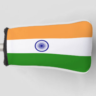 Golf Putter Hoesje met vlag van India Golfheadcover