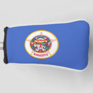 Golf Putter Hoesje met vlag van Minnesota, Verenig Golfheadcover