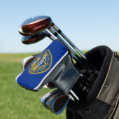 Golf Putter Hoesje met vlag van Nebraska, Verenigd Golfheadcover (Insitu)