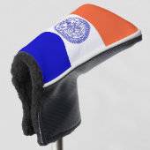 Golf Putter Hoesje met vlag van New York, Verenigd Golfheadcover (3/4 voorkant)