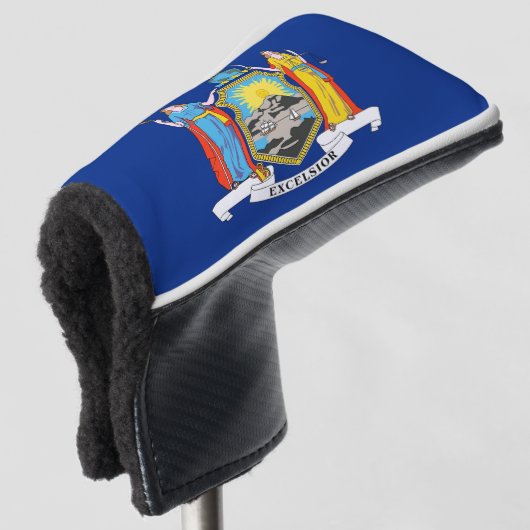 Golf Putter Hoesje met vlag van New York, Verenigd Golfheadcover (3/4 voorkant)
