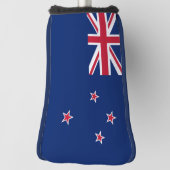 Golf Putter Hoesje met vlag van Nieuw-Zeeland Golfheadcover (Draai 90)