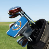 Golf Putter Hoesje met Vlag van Noordelijke Marian Golfheadcover (Insitu)