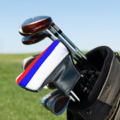 Golf Putter Hoesje met vlag van Rusland Golfheadcover (Insitu)